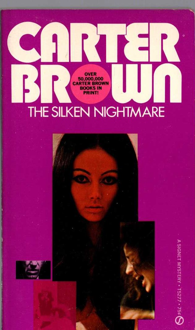 Carter Brown  THE SILKEN NIGHTMARE front book cover image