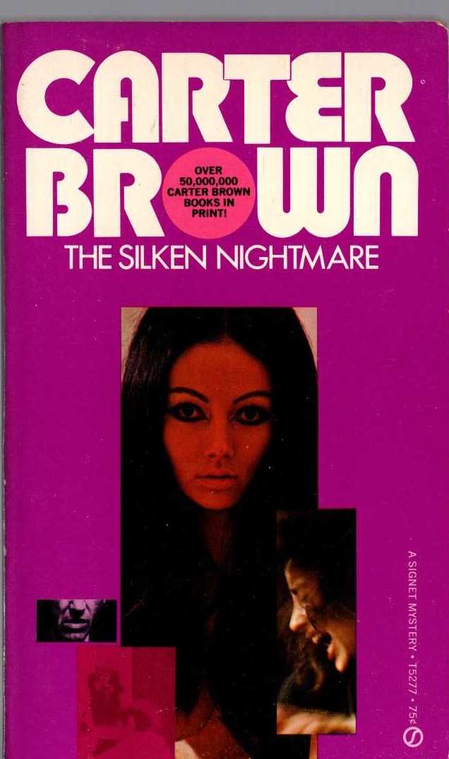 Carter Brown  THE SILKEN NIGHTMARE front book cover image