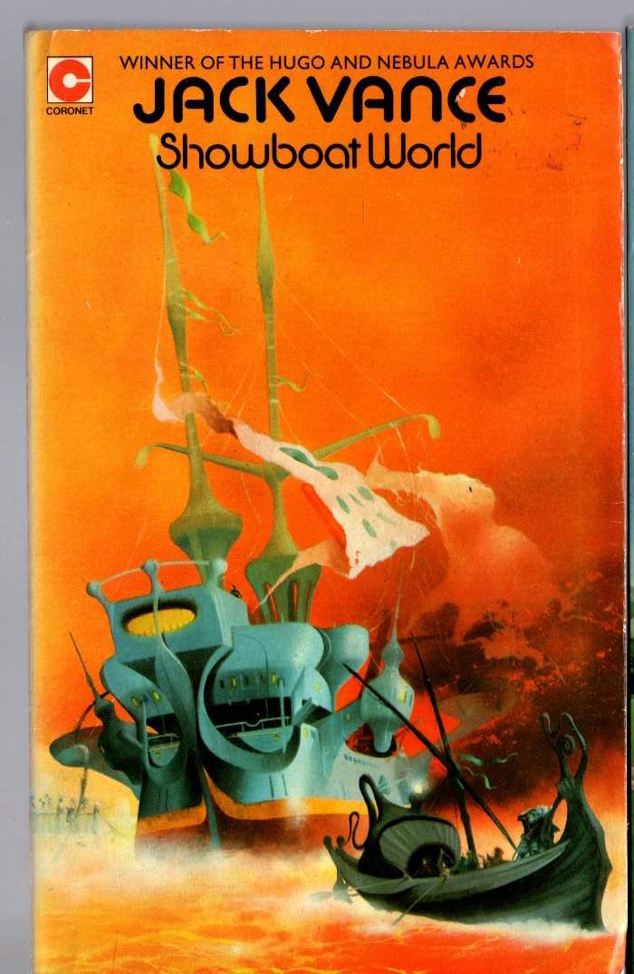 Jack Vance  SHOWBOAT WORLD front book cover image