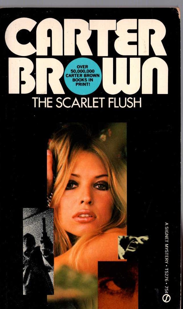 Carter Brown  THE SCARLET FLUSH front book cover image
