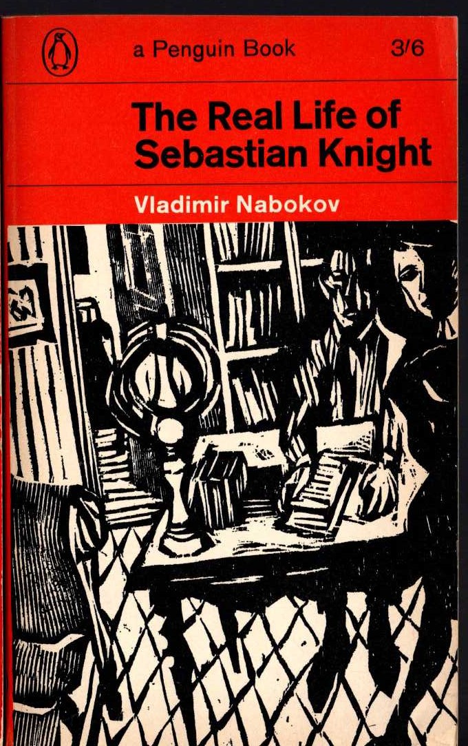Vladimir Nabokov  THE REAL LIFE OF SEBSATIAN KNIGHT front book cover image