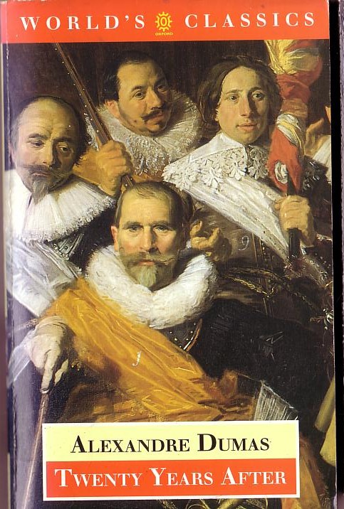 Alexandre Dumas  TWENTY YEARS AFTER front book cover image