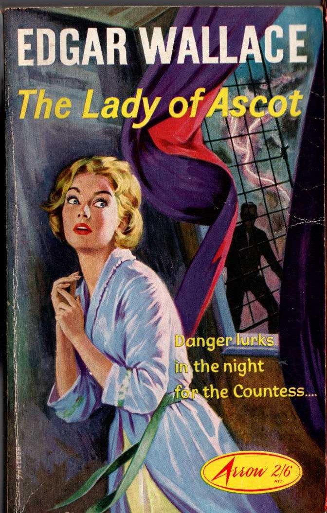 Edgar Wallace  THE LADY OF ASCOT front book cover image