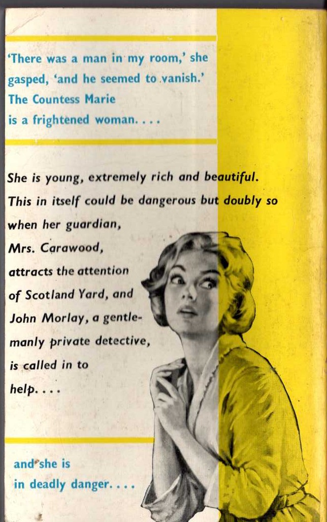 Edgar Wallace  THE LADY OF ASCOT magnified rear book cover image