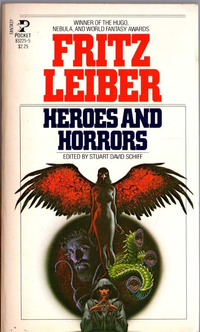 Fritz Leiber  HEROES AND HORRORS front book cover image