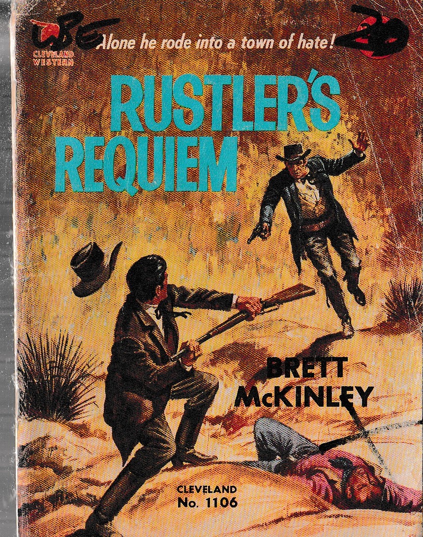 Brett McKinley  RUSTLER'S REQUIEM front book cover image