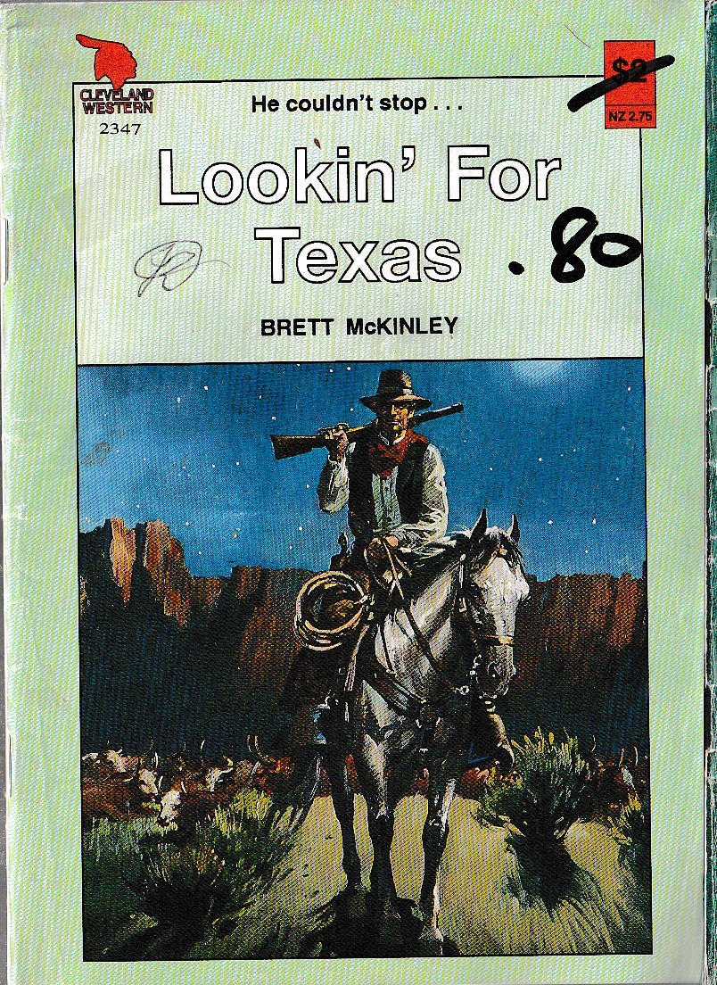 Brett McKinley  LOOKIN' FOR TEXAS front book cover image