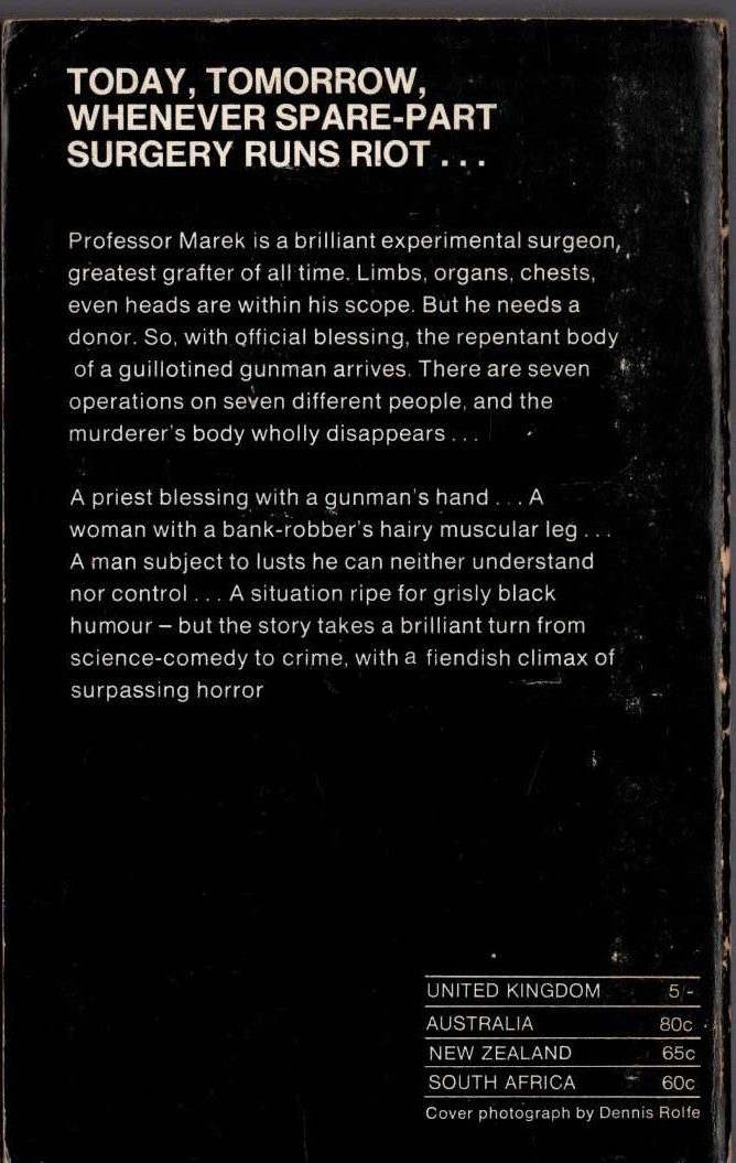 CHOICE CUTS magnified rear book cover image