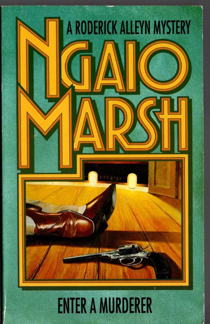 Ngaio Marsh  ENTER A MURDERER front book cover image