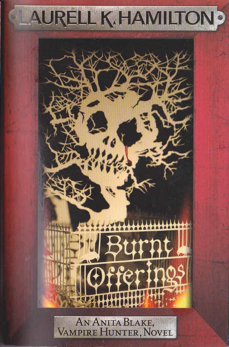 Laurell K. Hamilton  BURNT OFFERINGS front book cover image