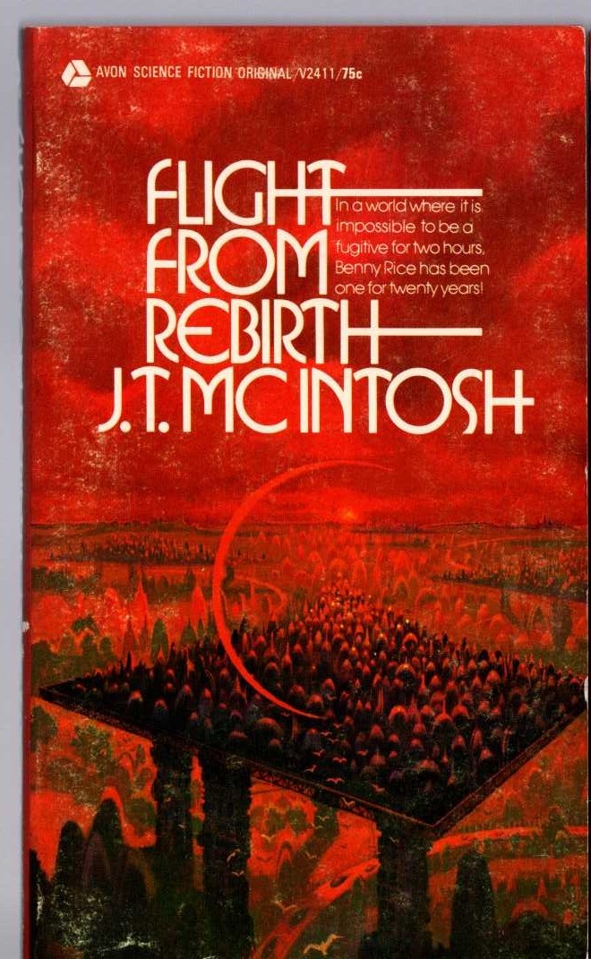 J.T. McIntosh  FLIGHT FROM REBIRTH front book cover image
