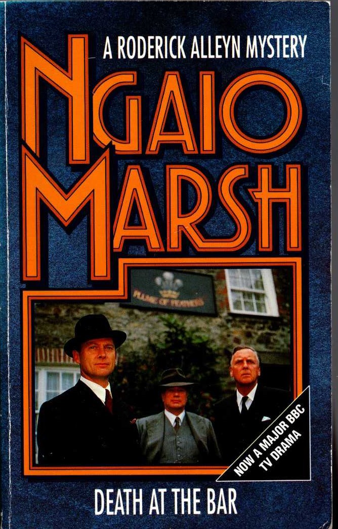 Ngaio Marsh  DEATH AT THE BAR (TV tie-in) front book cover image