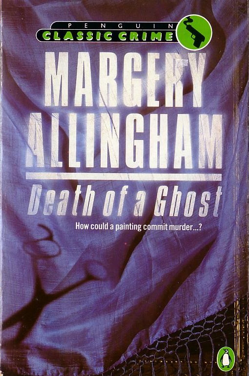 Margery Allingham  DEATH OF A GHOST front book cover image
