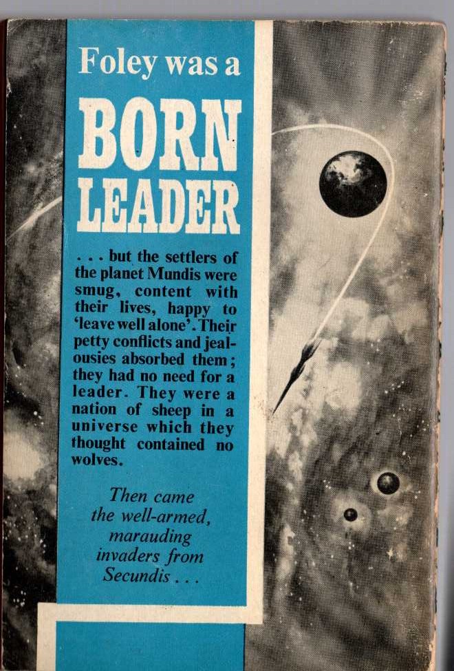 J.T. McIntosh  BORN LEADER magnified rear book cover image