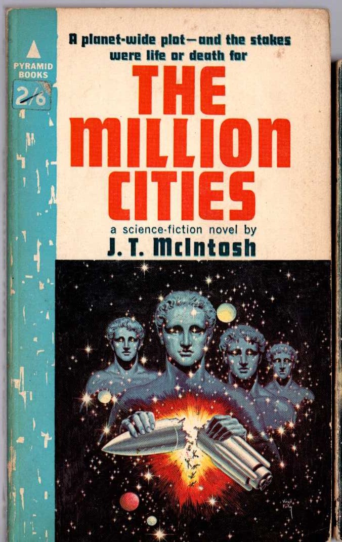 J.T. McIntosh  THE MILLION CITIES front book cover image