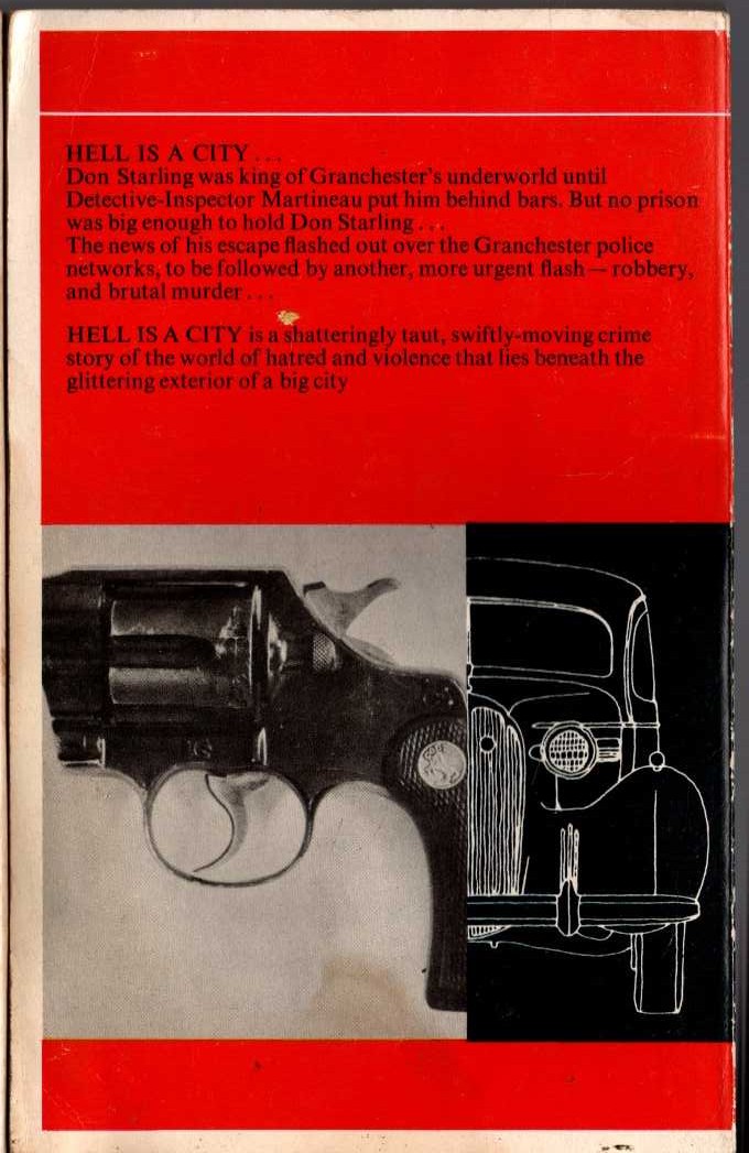 James Hadley Chase  EVE magnified rear book cover image