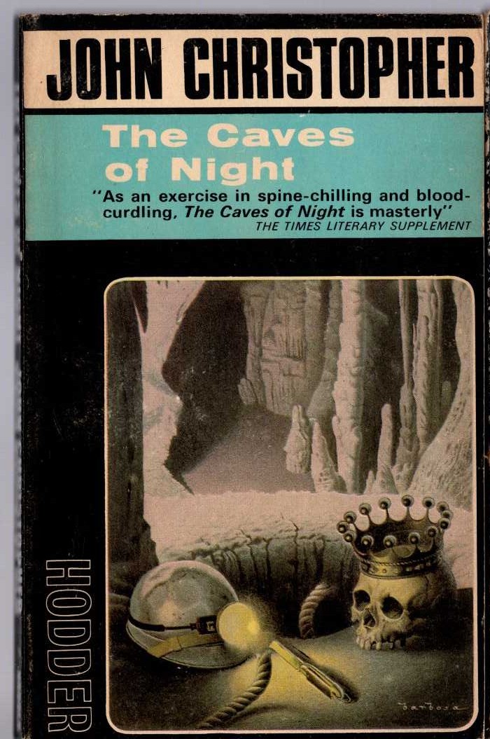 John Christopher  THE CAVES OF NIGHT front book cover image