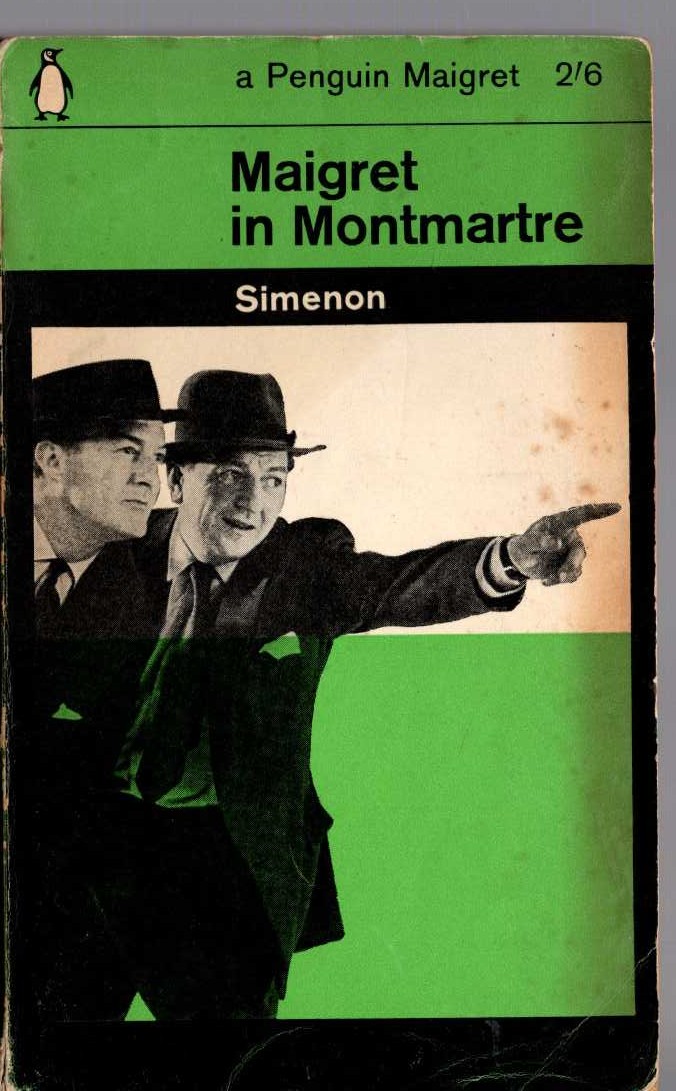 Georges Simenon  MAIGRET IN MONTMARTRE front book cover image