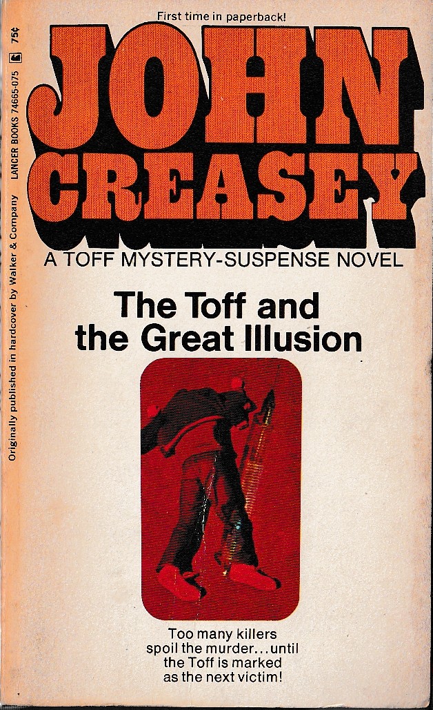 John Creasey  THE TOFF AND THE GREAT ILLUSION front book cover image