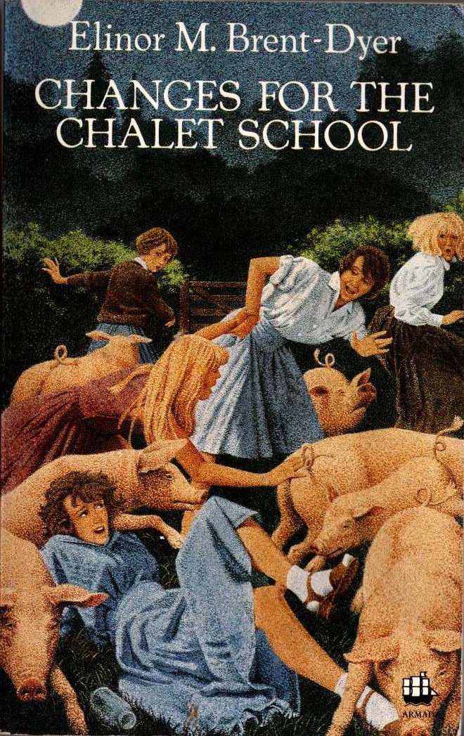 Elinor M. Brent-Dyer  CHANGES FOR THE CHALET SCHOOL front book cover image