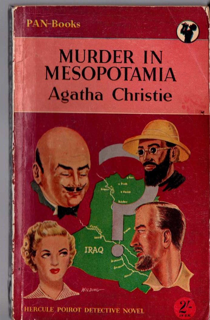 Agatha Christie  MURDER IN MESOPOTAMIA front book cover image