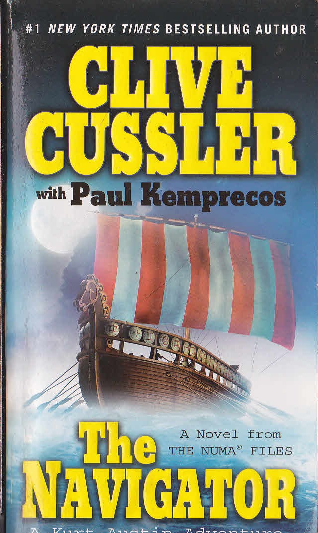 Clive Cussler  THE NAVIGATOR front book cover image