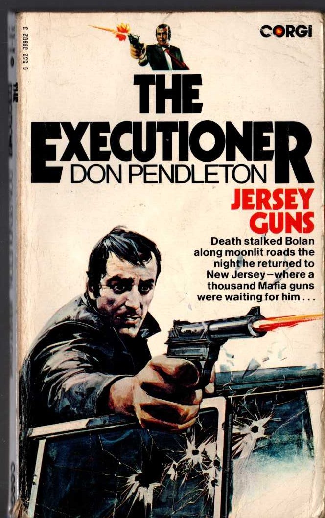 Don Pendleton  THE EXECUTIONER: JERSEY GUNS front book cover image