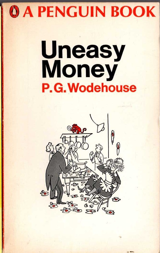 P.G. Wodehouse  UNEASY MONEY front book cover image