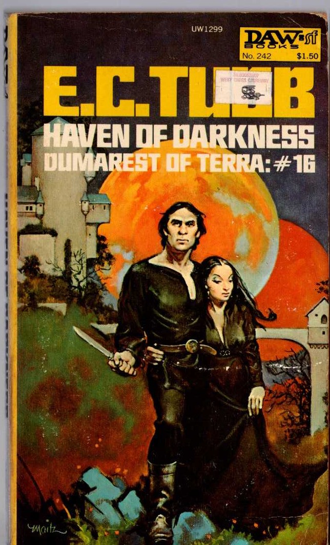 E.C. Tubb  HAVEN OF DARKNESS front book cover image