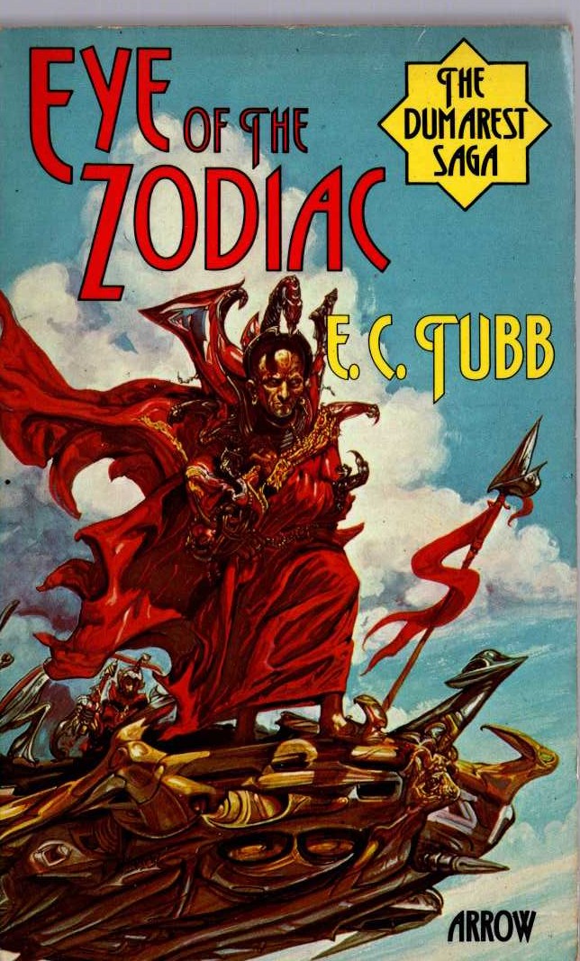 E.C. Tubb  EYE OF THE ZODIAC front book cover image