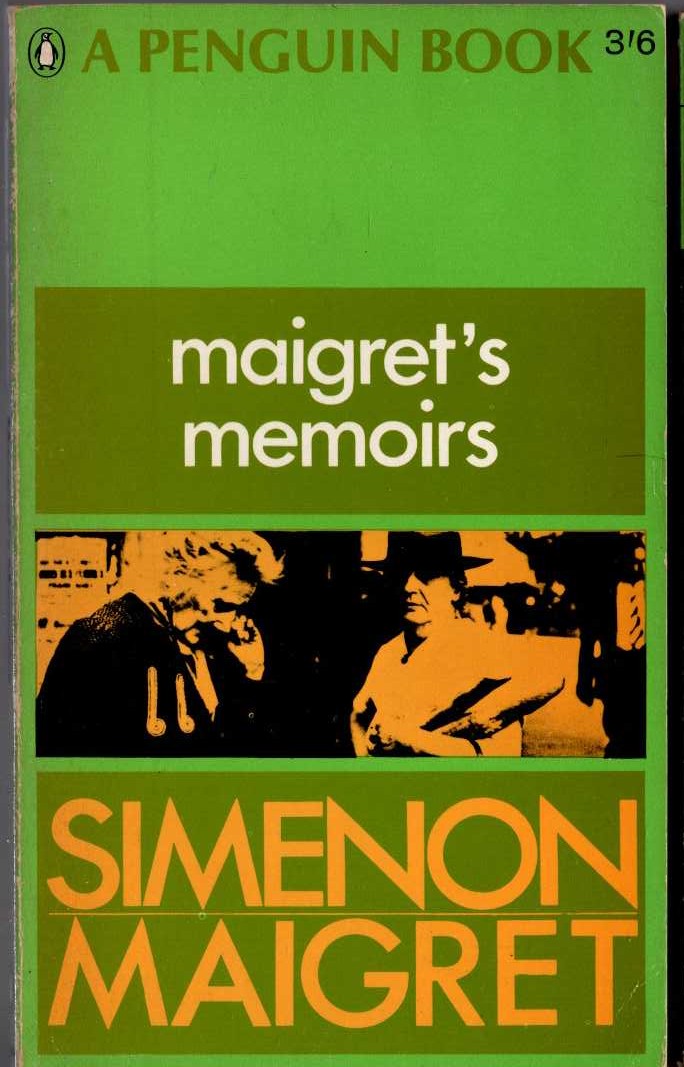 Georges Simenon  MAIGRET'S MEMOIRS front book cover image