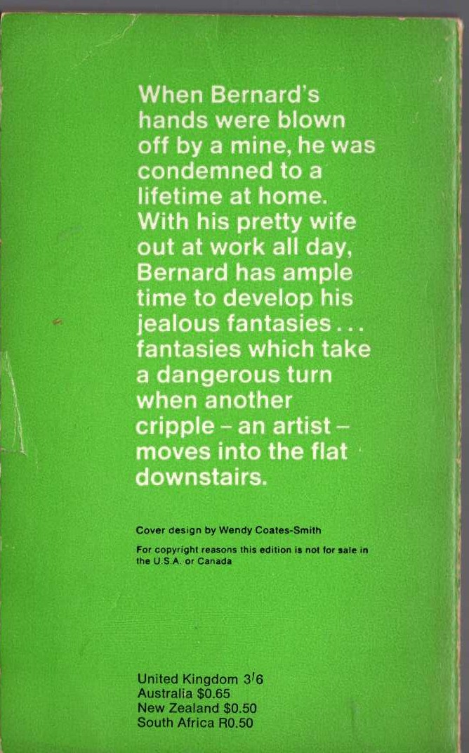 Georges Simenon  THE DOOR magnified rear book cover image
