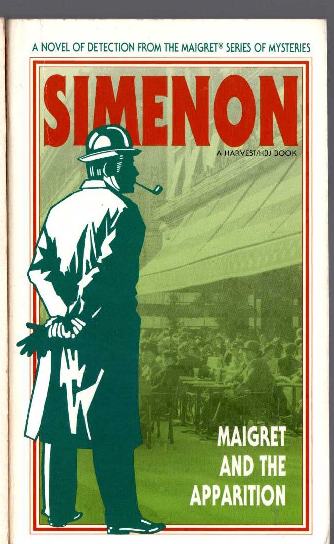 Georges Simenon  MAIGRET AND THE APPARITION front book cover image