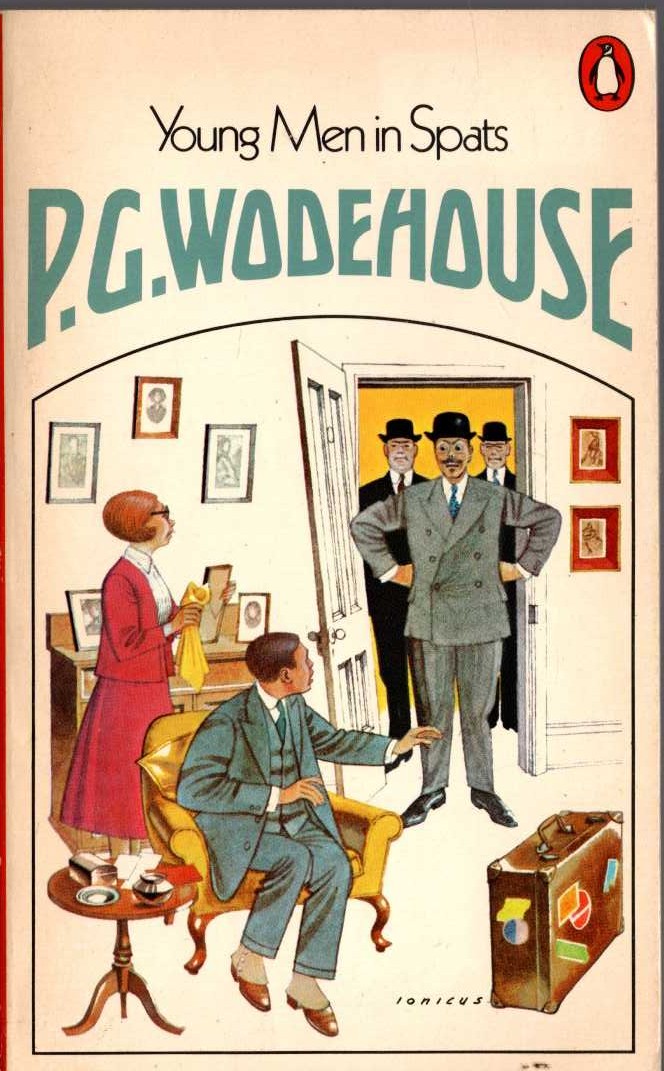 P.G. Wodehouse  YOUNG MEN IN SPATS front book cover image