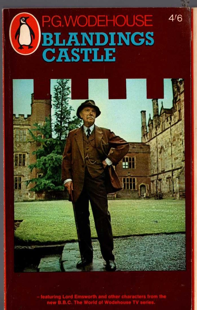 P.G. Wodehouse  BLANDINGS CASTLE (Sir Ralph Richardson) front book cover image