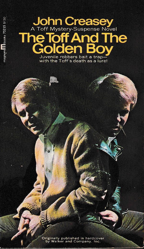 John Creasey  THE TOFF AND THE GOLDEN BOY front book cover image