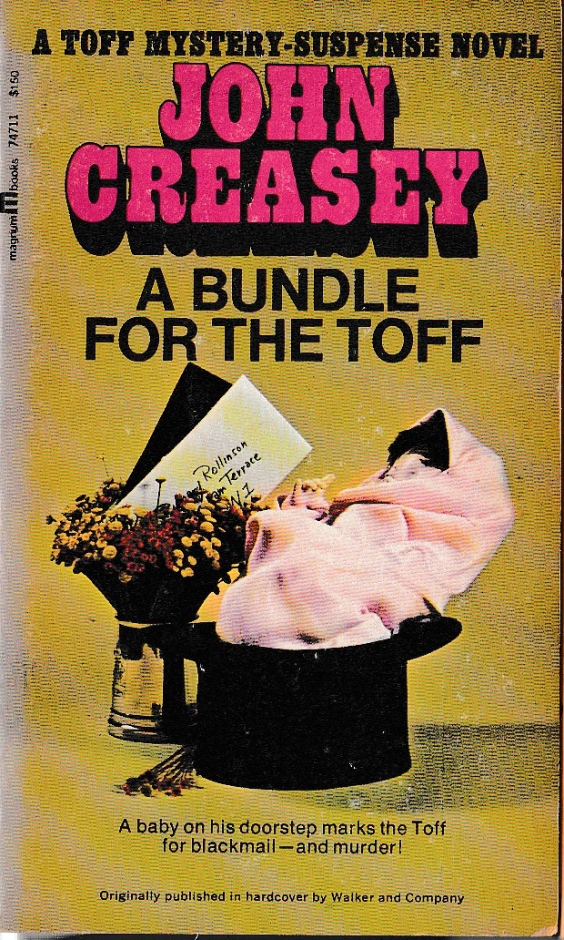 John Creasey  A BUNDLE FOR THE TOFF front book cover image