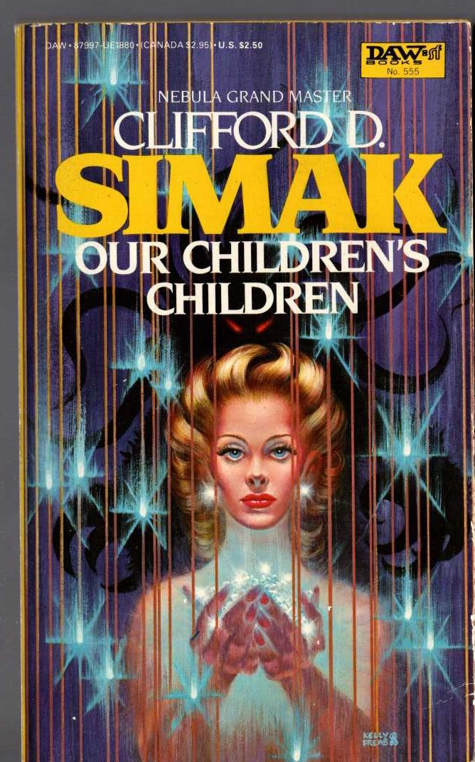 Clifford D. Simak  OUR CHILDREN'S CHILDREN front book cover image