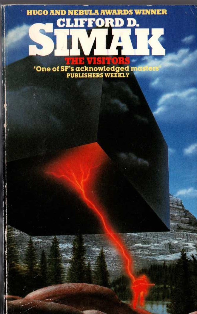 Clifford D. Simak  THE VISITORS front book cover image