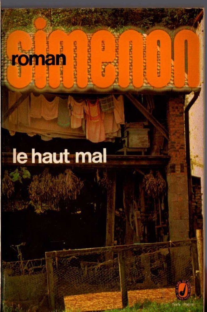 Georges Simenon  LE HAUT MAL front book cover image