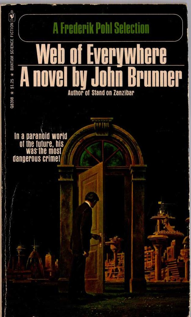 John Brunner  WEB OF EVERYWHERE front book cover image