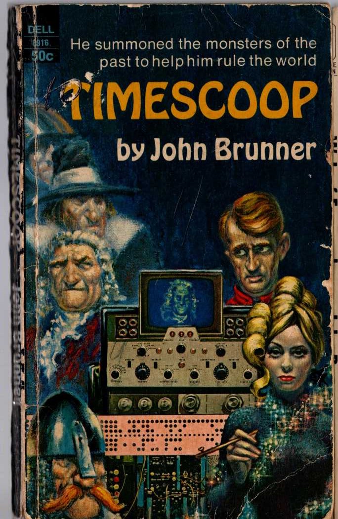 John Brunner  TIMESCOOP front book cover image