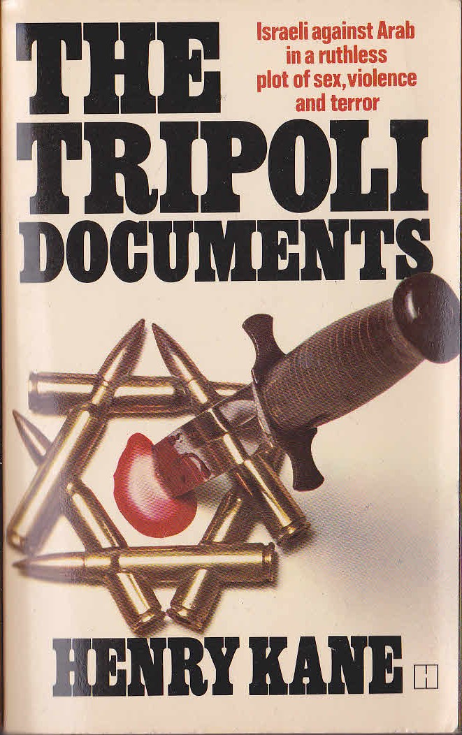 Henry Kane  THE TRIPOLI DOCUMENTS front book cover image
