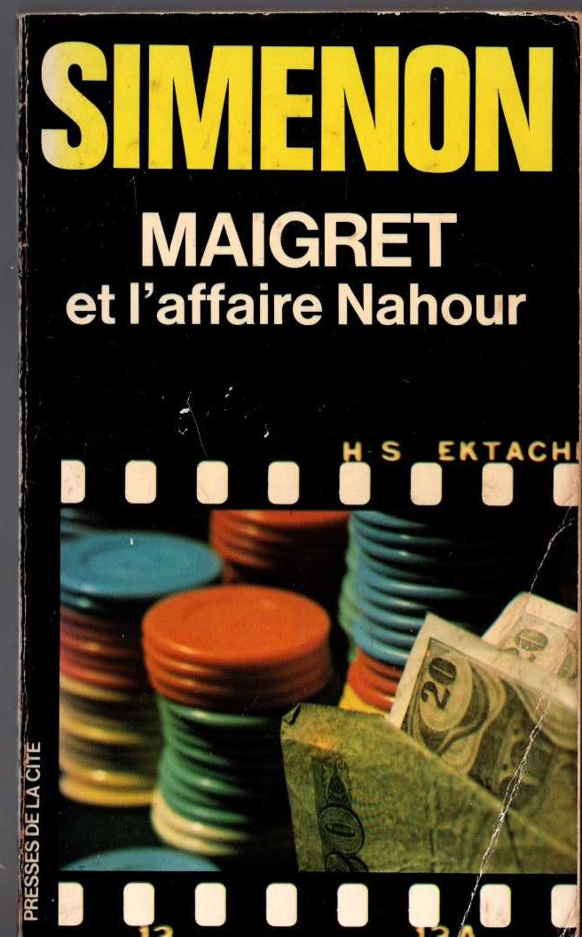 Georges Simenon  MAIGRET ET L'AFFAIRE NAHOUR front book cover image