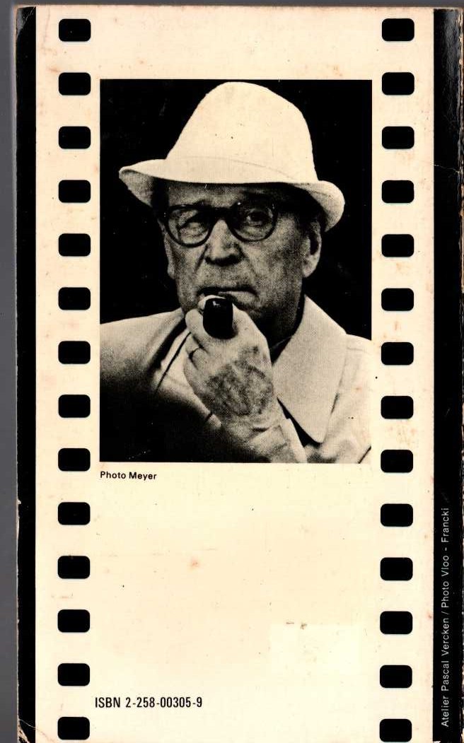 Georges Simenon  MAIGRET ET L'AFFAIRE NAHOUR magnified rear book cover image