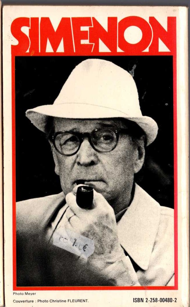Georges Simenon  LES INNOCENTS magnified rear book cover image