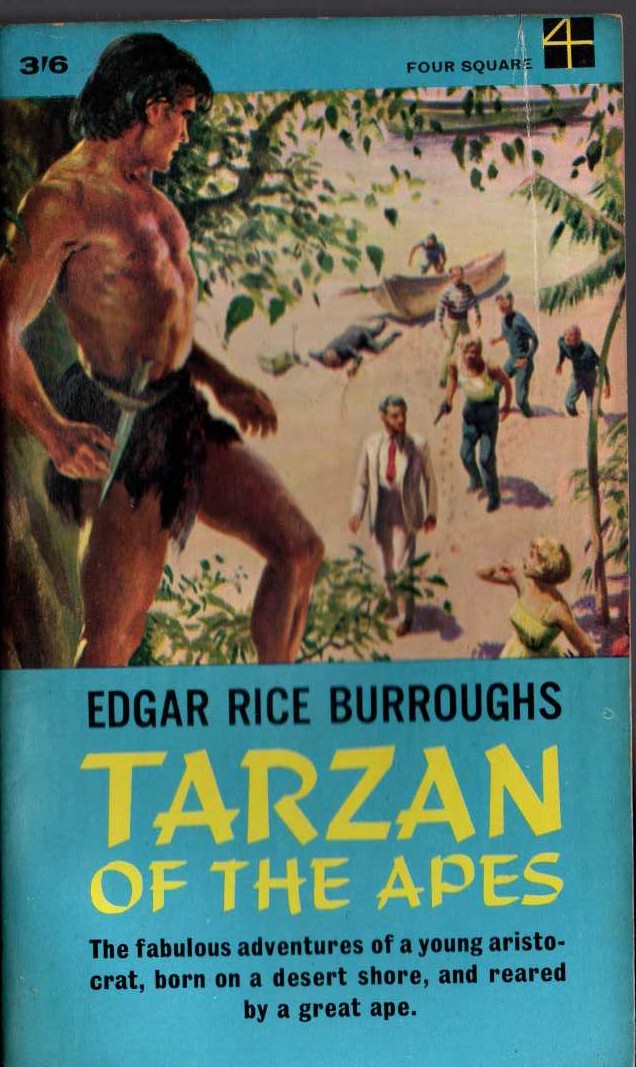 Edgar Rice Burroughs  TARZAN OF THE APES front book cover image