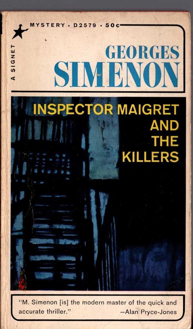 Georges Simenon  INSPECTOR MAIGRET AND THE KILLERS front book cover image