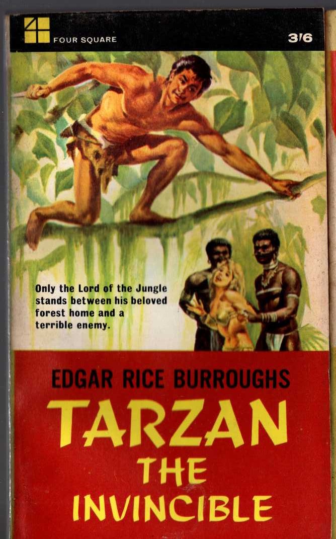 Edgar Rice Burroughs  TARZAN THE INVINCIBLE front book cover image