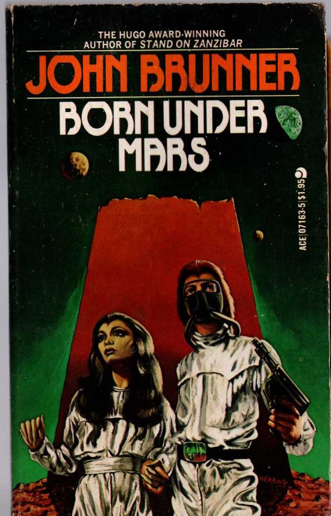 John Brunner  BORN UNDER MARS front book cover image